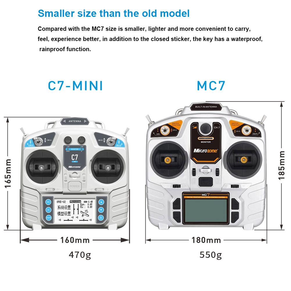 MicroZone MC7 Controller C7 MI - огляд і ціна Drone Gimbal Controller