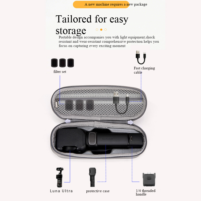Storage bag For Insta360 Luna  - огляд і ціна Drone Gimbal Case